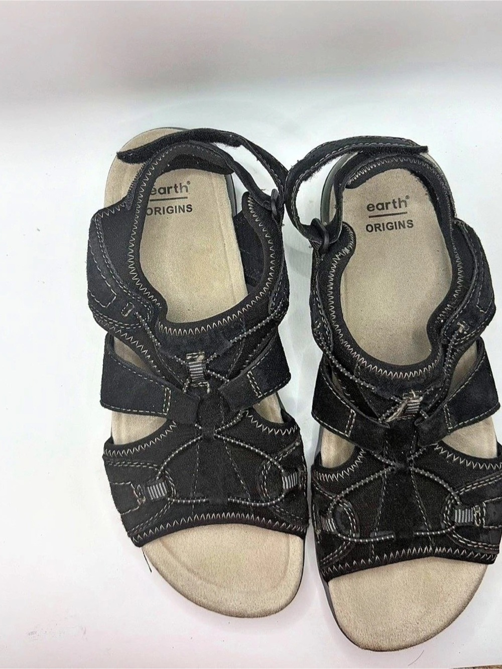 Earth Origins Savoy Siena Women's Sport Sandals - Black - Size 9.5 M
